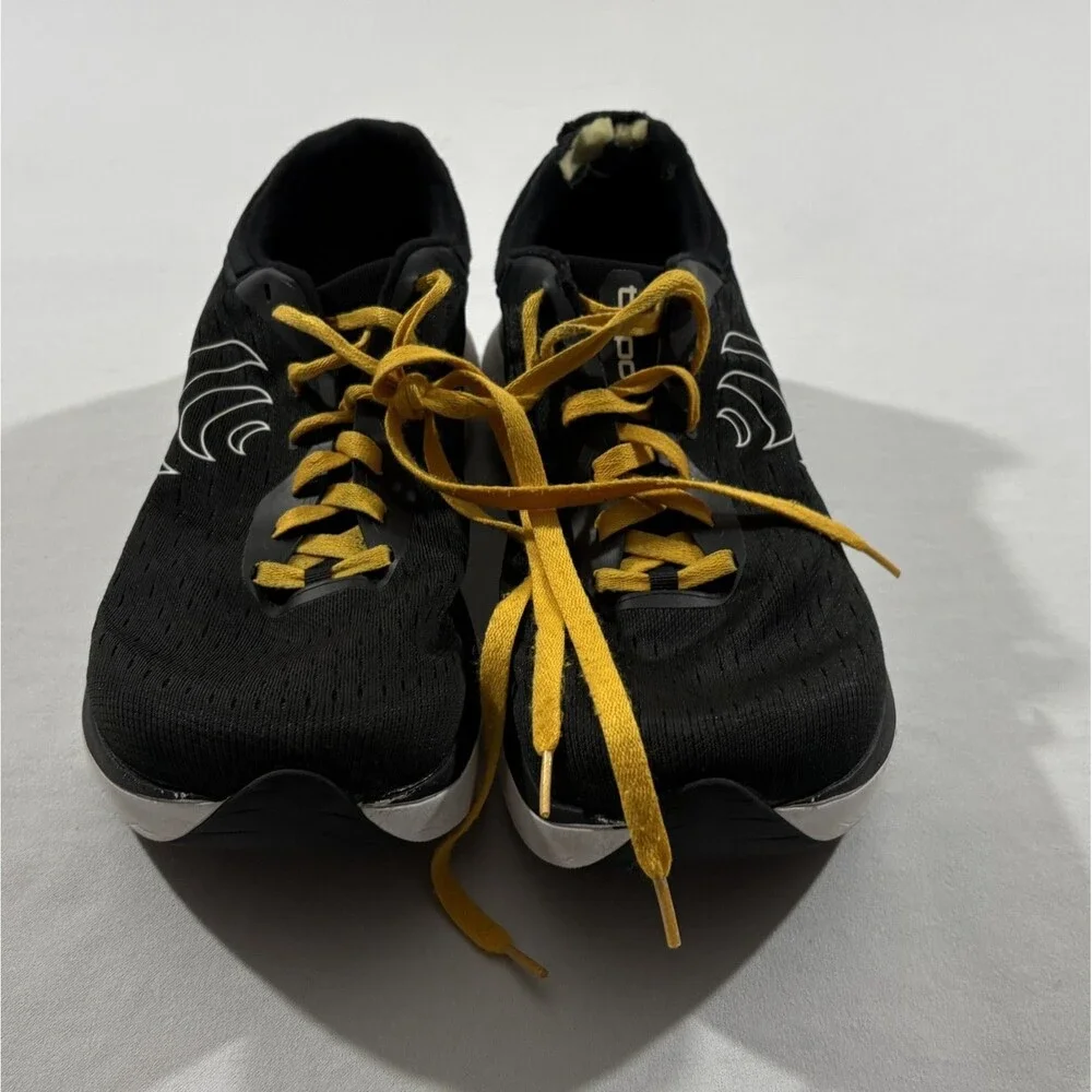 Topo Athletic Atmos Shoes Mens Wide Black White Road Running Sneakers Sz 12